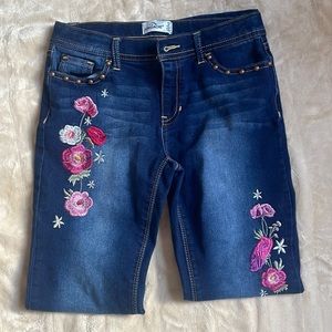 Flower jeans